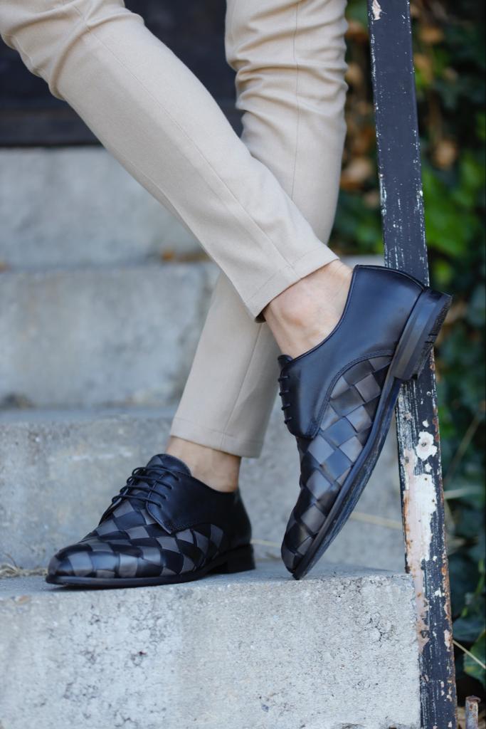 Bojoni Black Patent Leather Penny Loafers