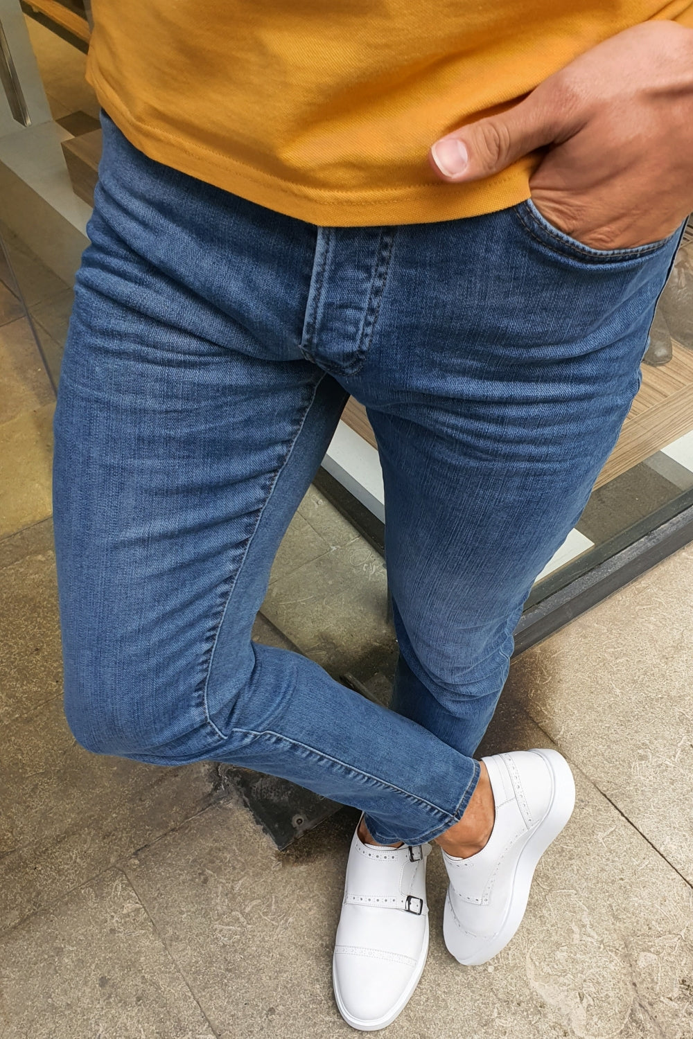 Oakland Anthracite Slim Fit Pinstripe Pants – BRABION