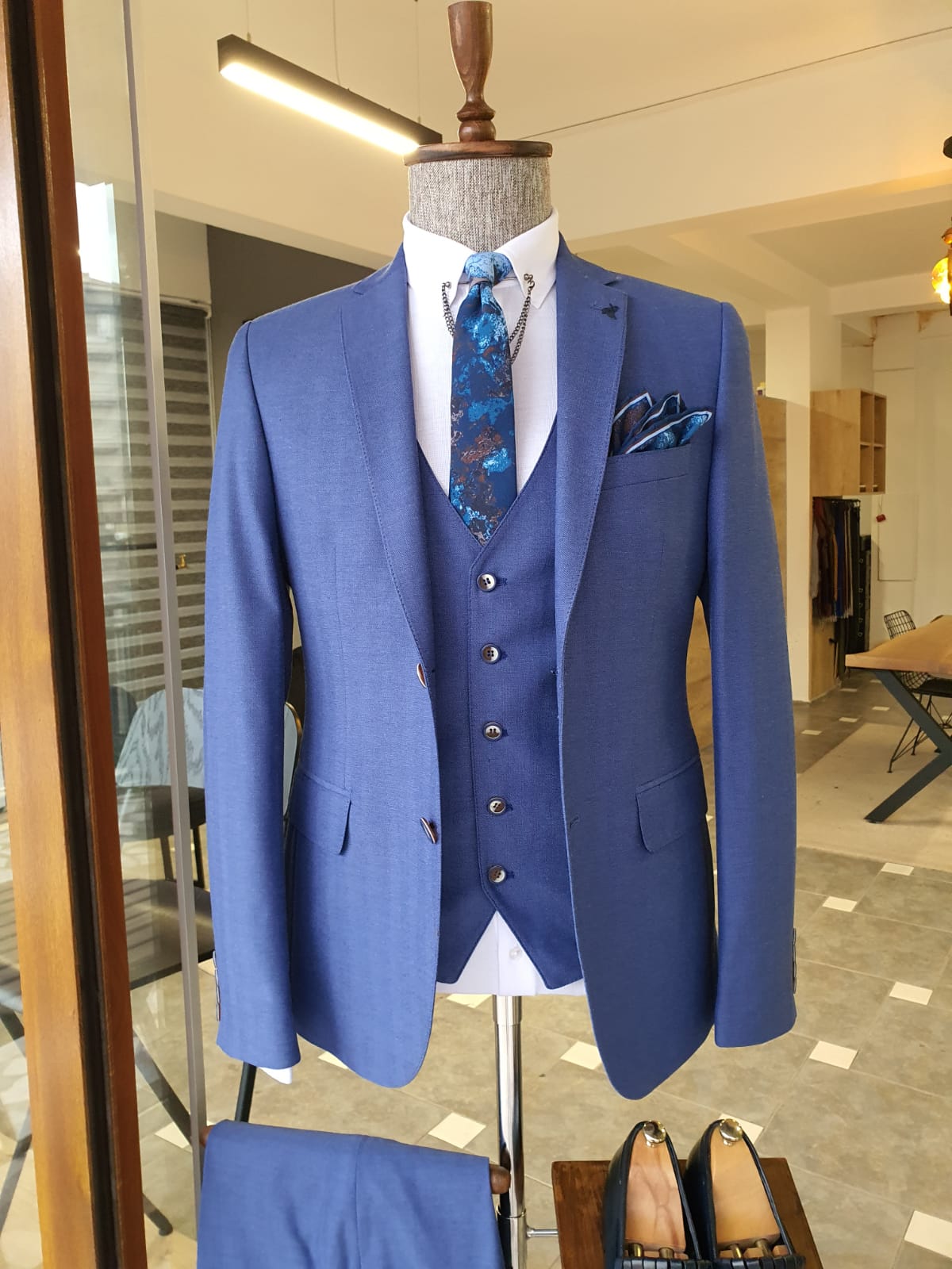 Argeli Blue Slim Fit Suit-baagr.myshopify.com-suit-BOJONI