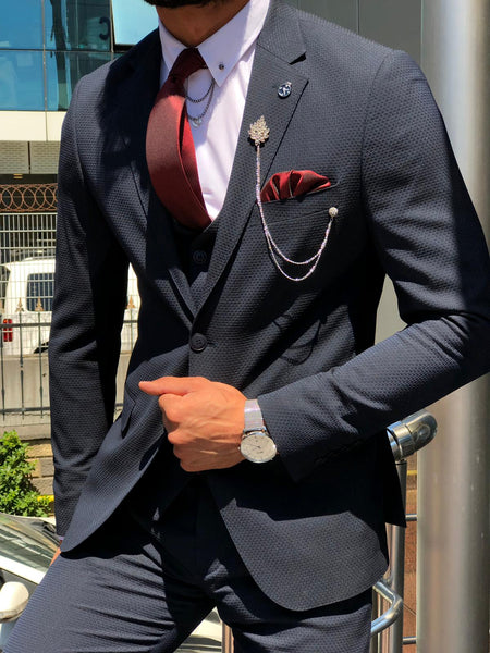 Michael Slim-Fit Suit in Blue | BOJONI