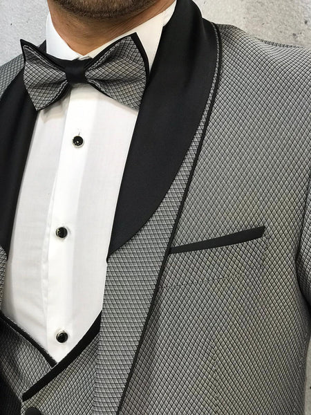Royal Gray Slim Fit Tuxedo | BOJONI