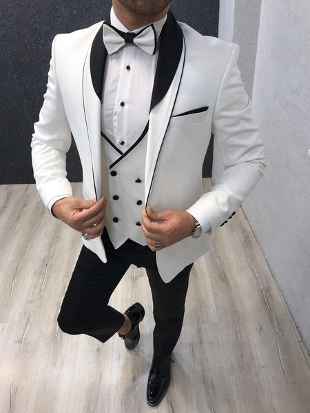 Royal Platinum Slim Fit Tuxedo | BOJONI