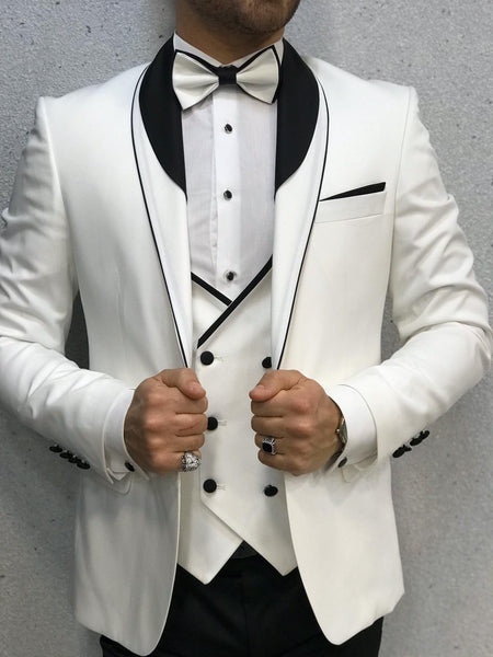 Royal Platinum Slim Fit Tuxedo | BOJONI