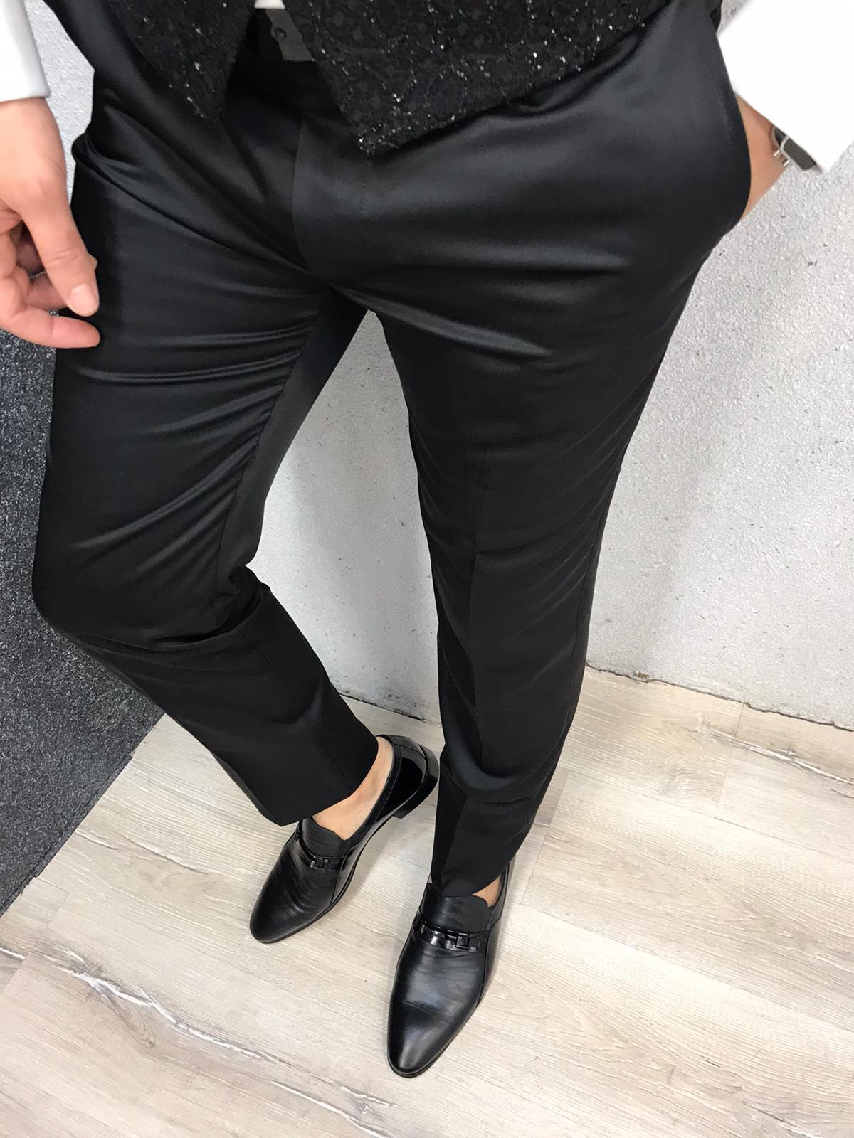 Zerno Brilliant Slim Fit Black Tuxedo | BOJONI