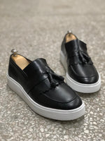 Load image into Gallery viewer, Calf-Leather Shoes in Black (Limited Edition)-baagr.myshopify.com-shoes2-BOJONI
