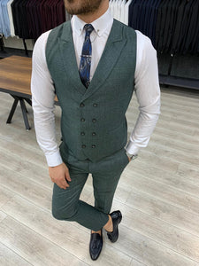 Zapali Royal Green Slim Fit Suit | BOJONI