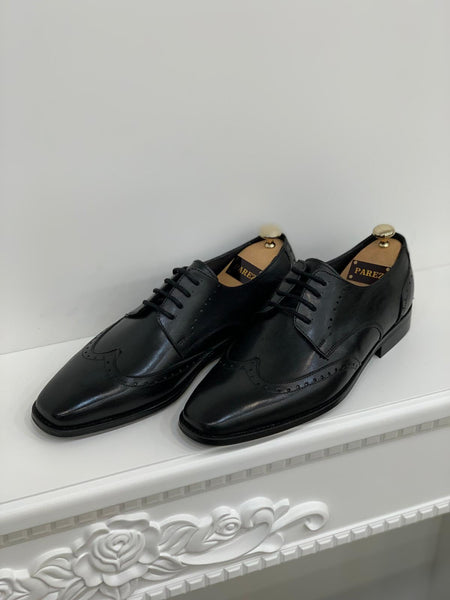 Bojoni Lance Leather Shoes Black | BOJONI