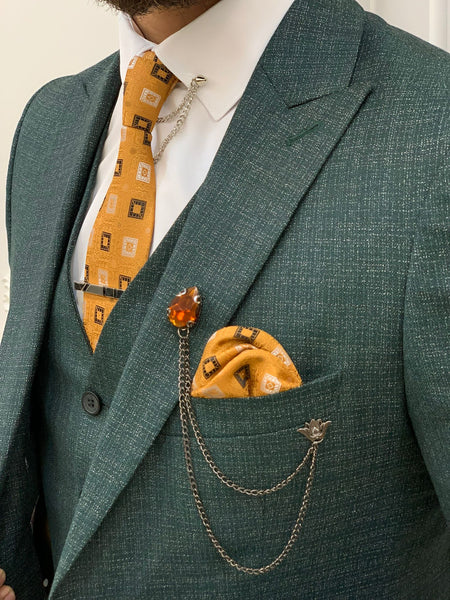 Vermont Green Slim Fit Suit | BOJONI