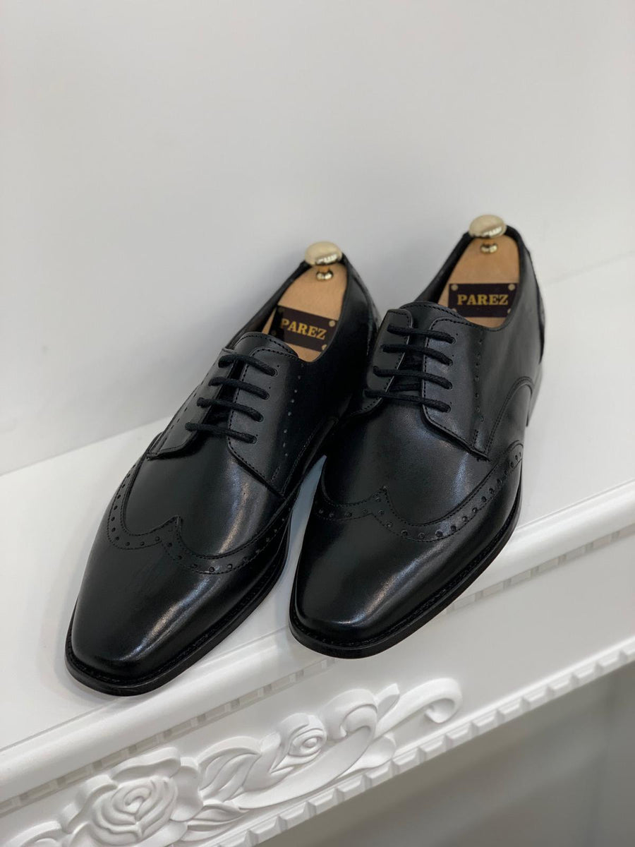 Bojoni Lance Leather Shoes Black | BOJONI