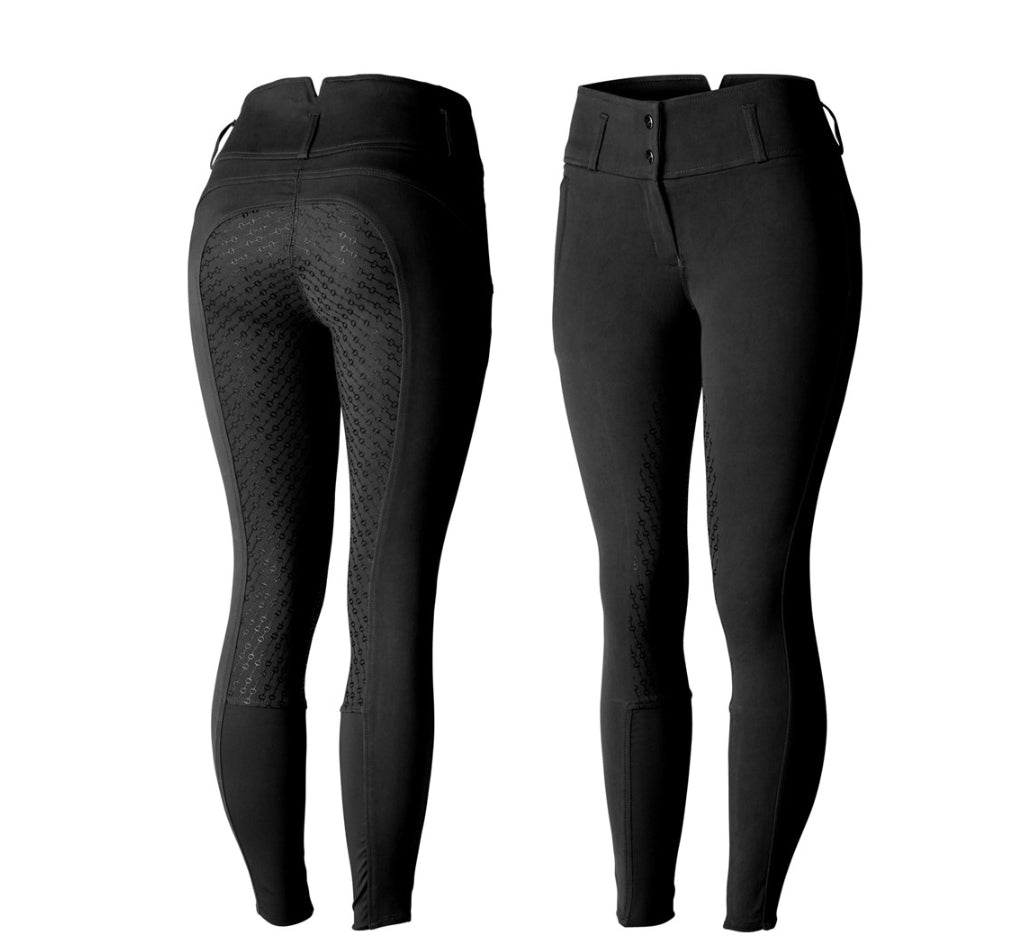 QUEENIEKE Women's Equestrian Breeches with Silicone Full Seat
