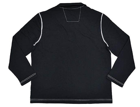 Download Nautica Mens Half Zip Mock Neck Sweatshirt - Black - Fast ...