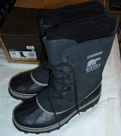 sorel boots mens black