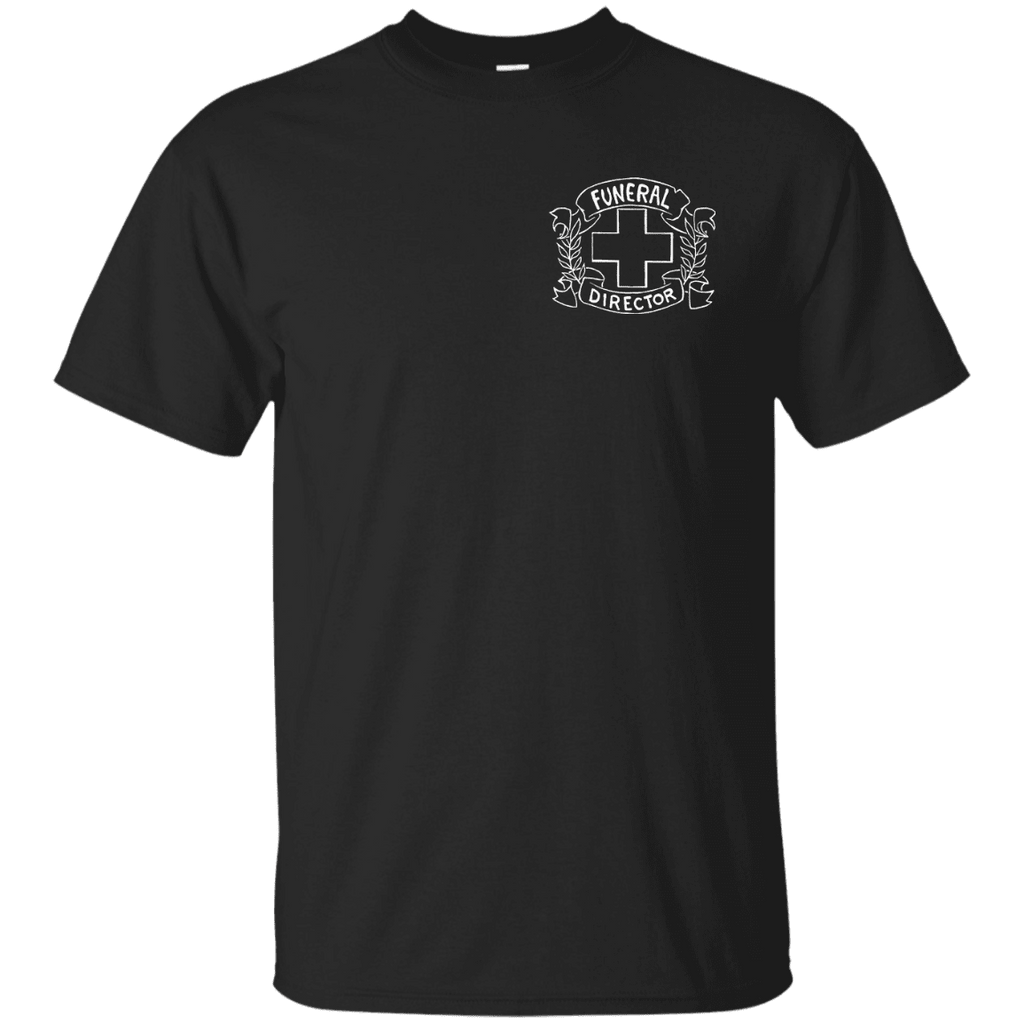 Funeral Director Black T-Shirt Chest Emblem – Wal-Mort