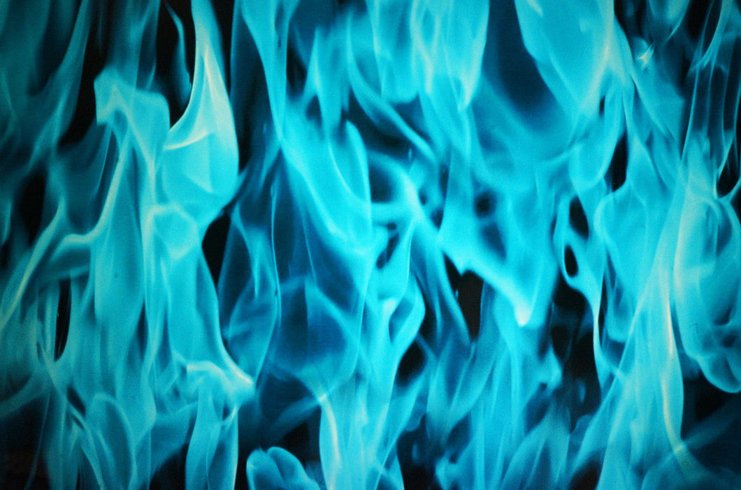 Flaming blues