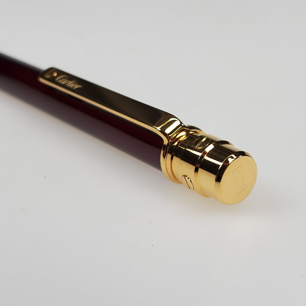 cartier gold pen