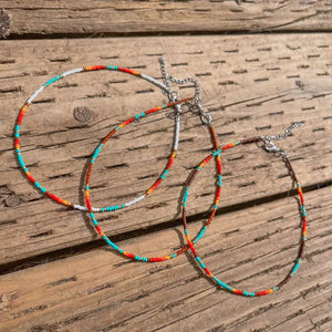 Serape Seed Bead Choker - Missy's Boutique