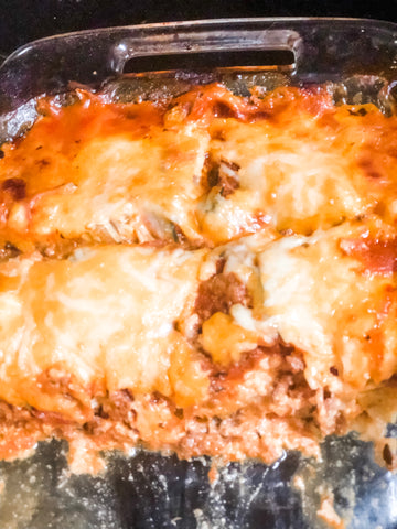 Healthy low carb Keto zucchini lasagna recipe