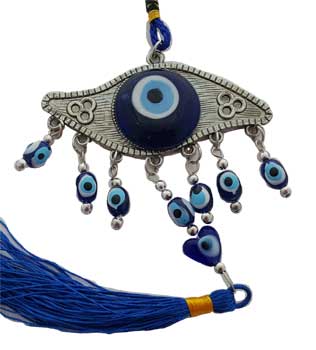 Evil Eye Tassel Wall Hanger – Enchanted Genie LLC