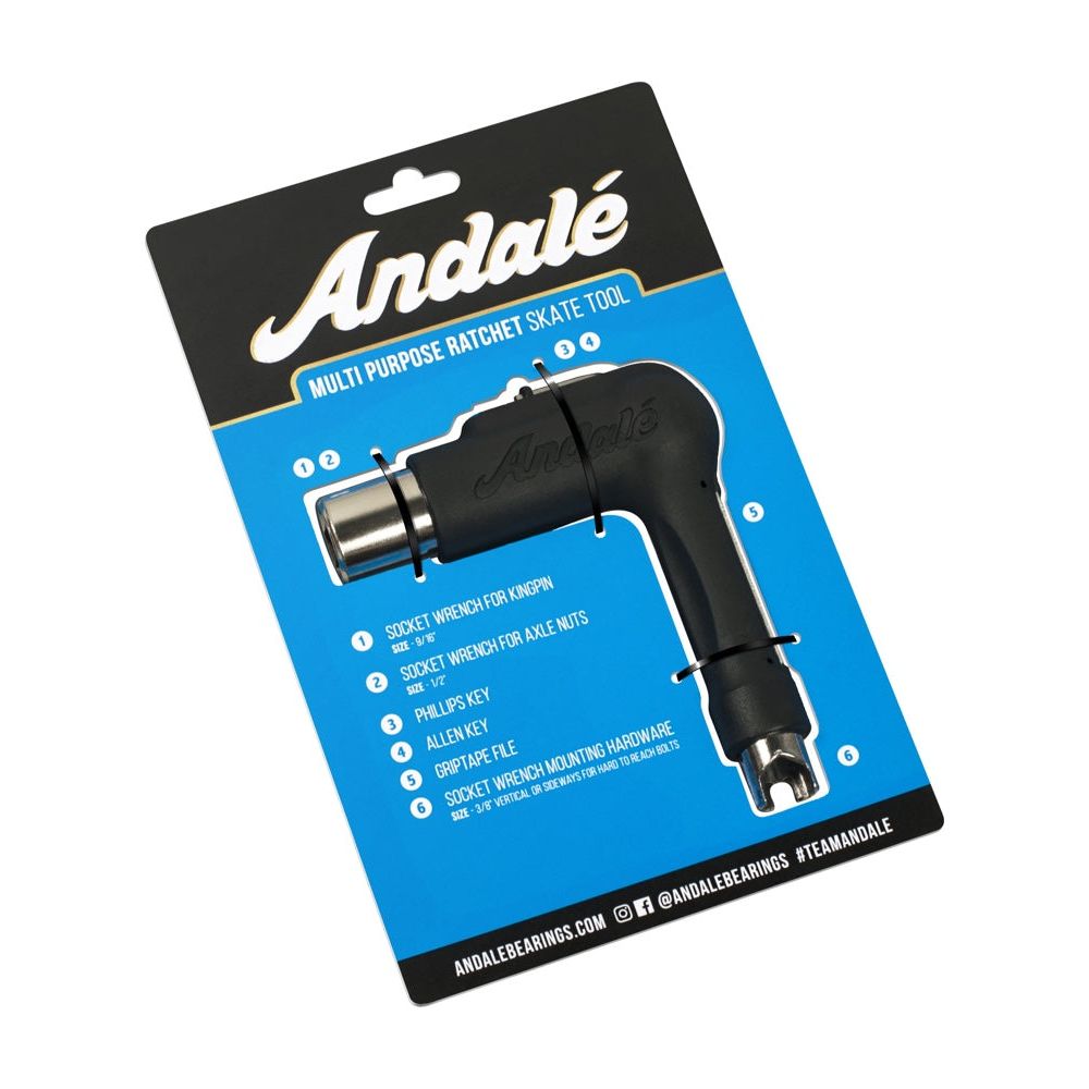 Image of Andale Tool Multi Purpose Black Ratchet Skate Tool