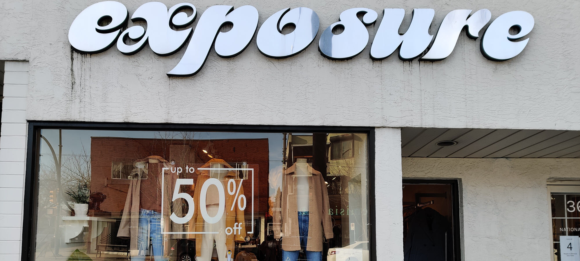 Exposure Clothing - Main Street Store - Exterior - Clothing for Women