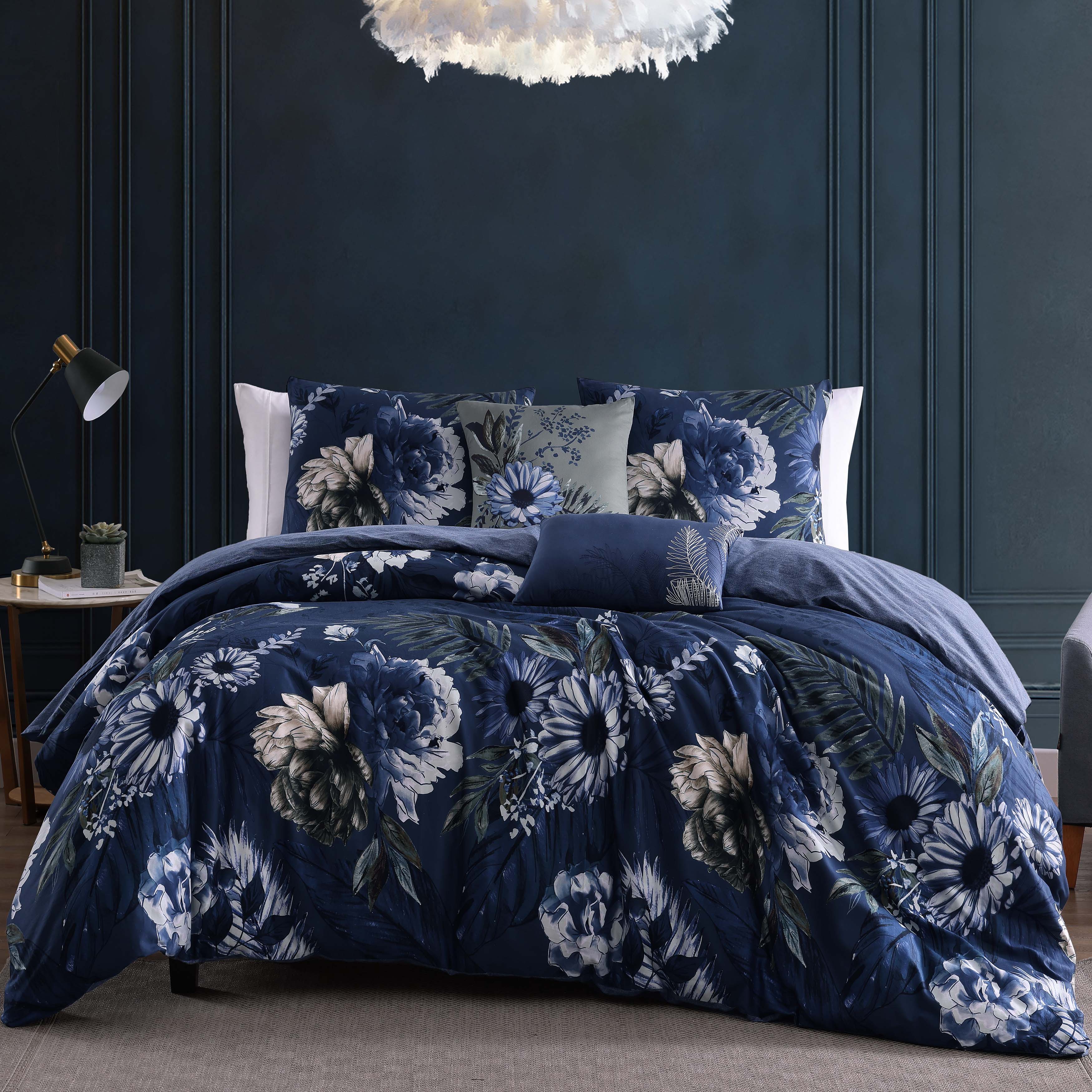 Plush Fleece Floral Blanket / Purple, Best Stylish Bedding