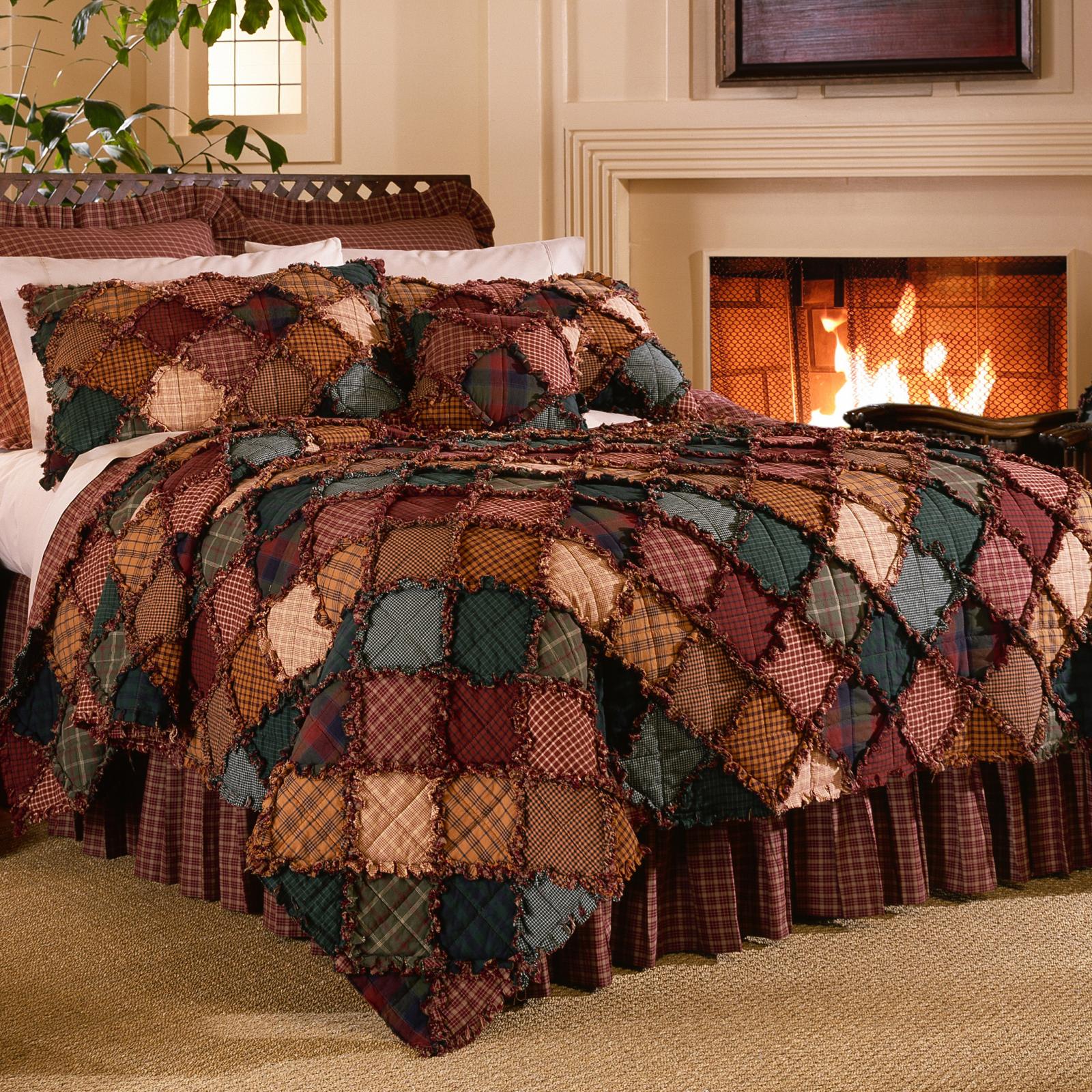 Campfire 3Piece Cotton Quilt Set