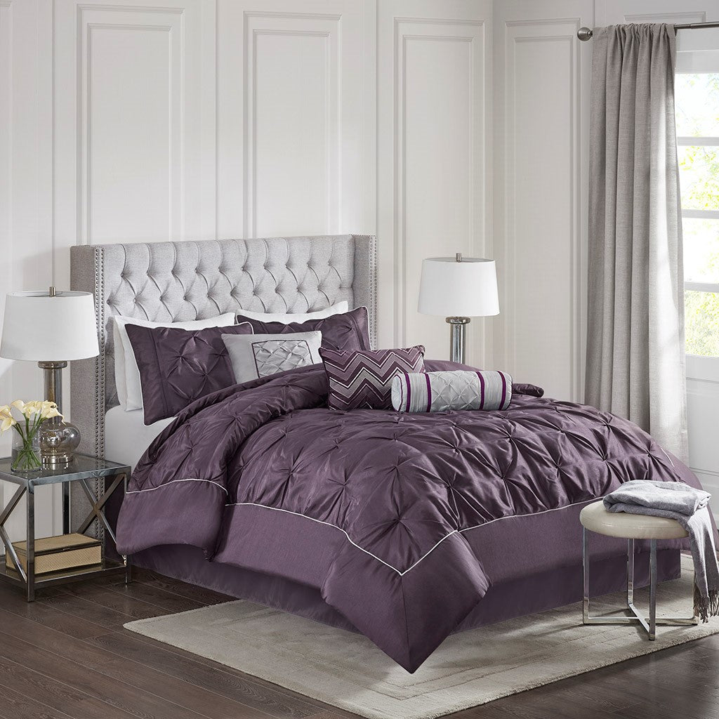 Laurel Plum 7-Piece Comforter Set – Latest Bedding