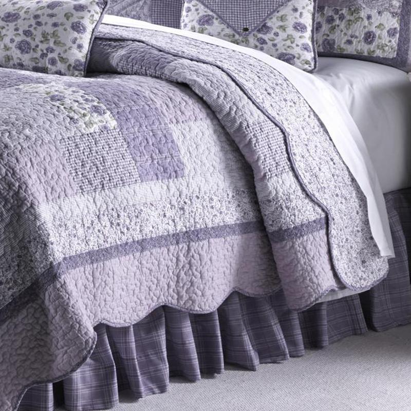 lavender bed skirt twin