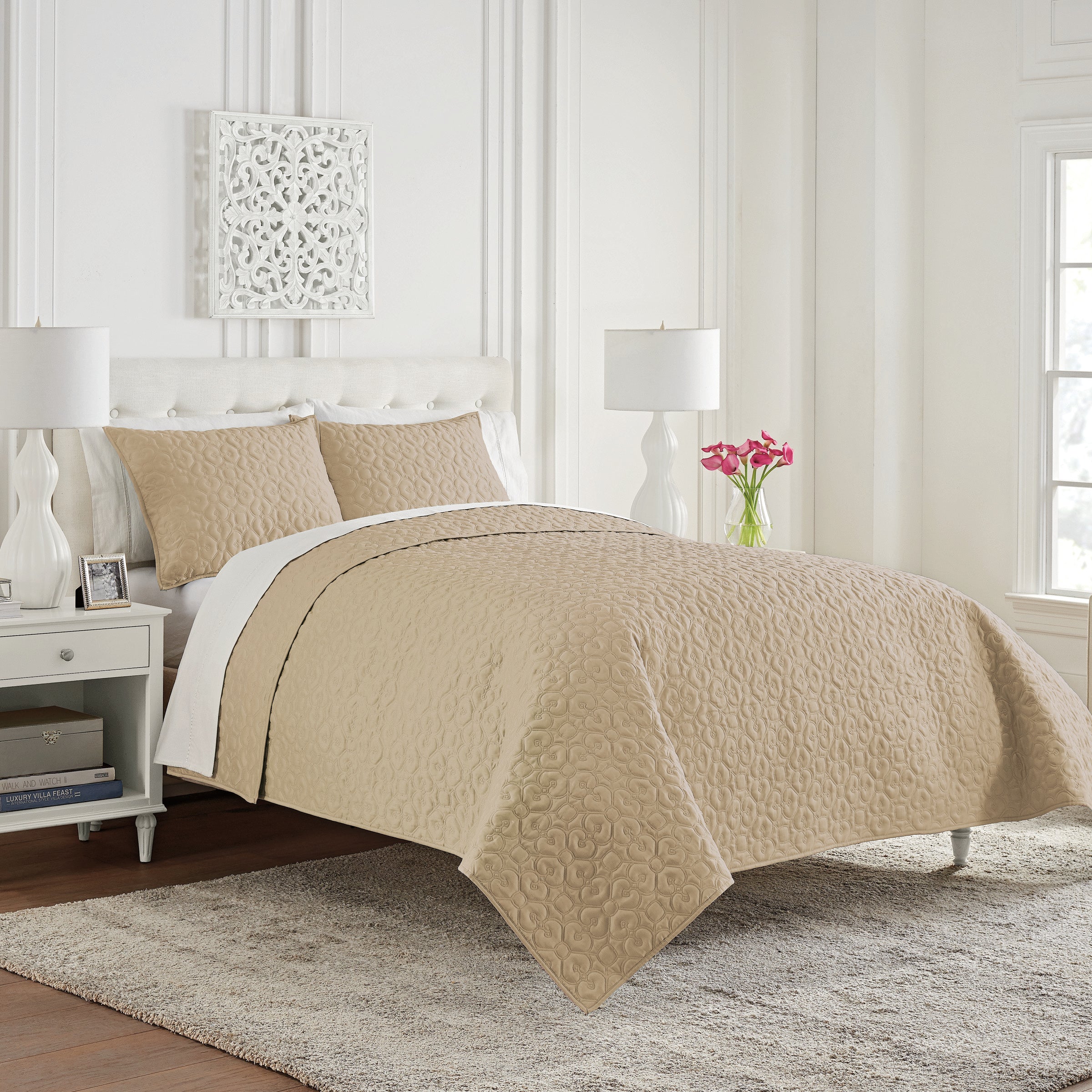 Mosaic Gold 3-Piece Coverlet Set – Latest Bedding