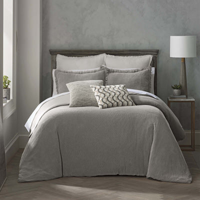 Grey Light Grey Comforter Sets Reversible King Queen 2021 Latest Bedding