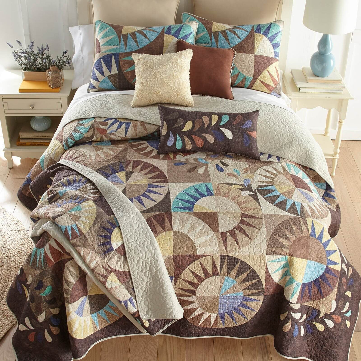 Donna Sharp Salisbury Navy 3-Piece Quilt Set – Latest Bedding