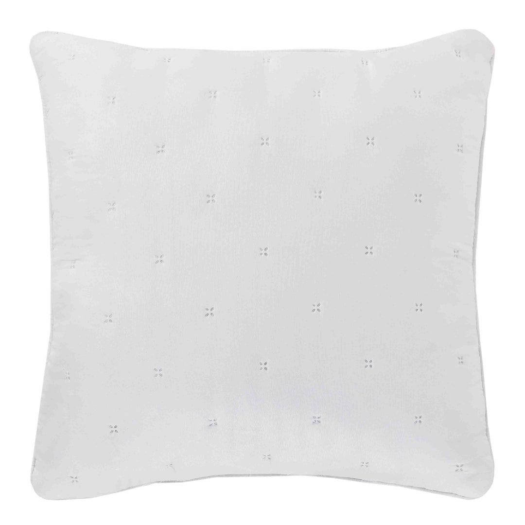 Haven White Square Decorative Decorative Throw Pillow 18 x 18 By