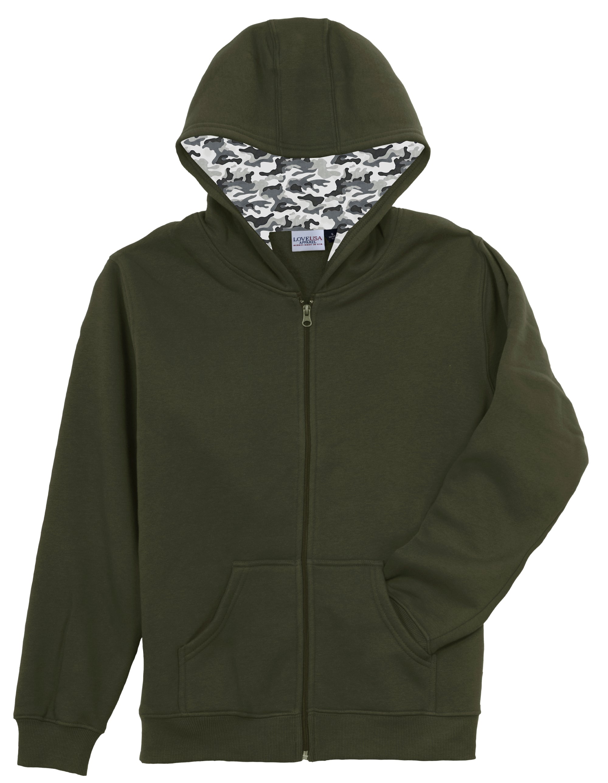 heavy camo hoodie