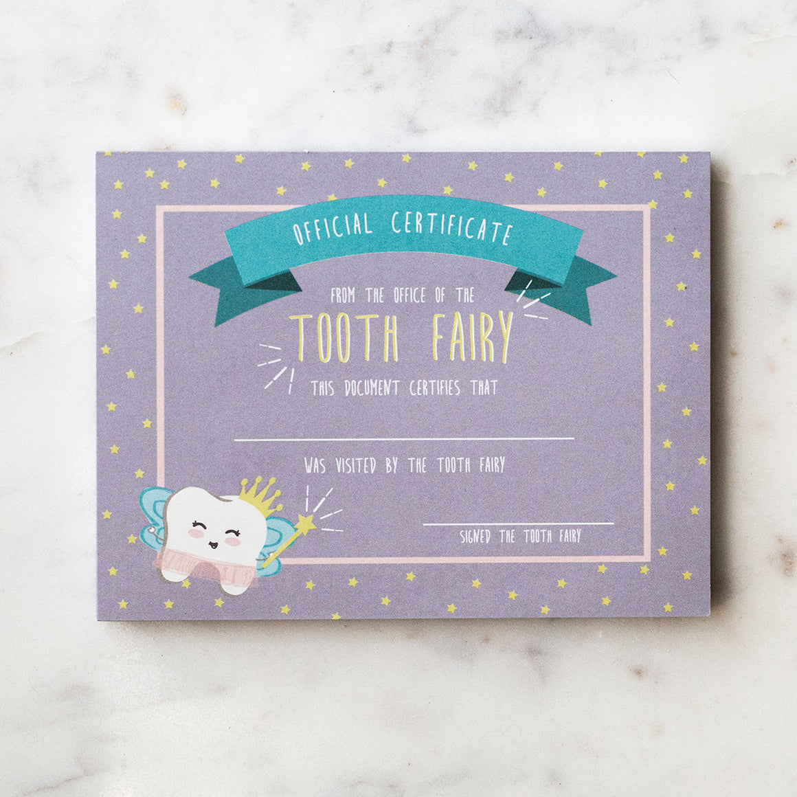 toothfairy certificate