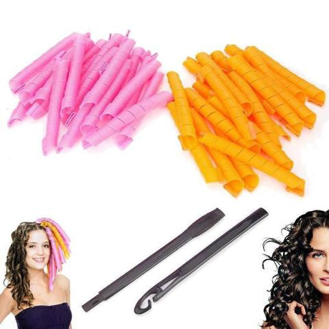 New 18x Hair Curlers Magic Spiral Barrel Curls Diy Hair Twist