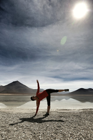 Ardha chandrasana half moon pose