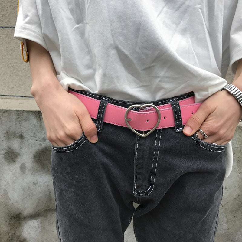 heart shaped belt buckle