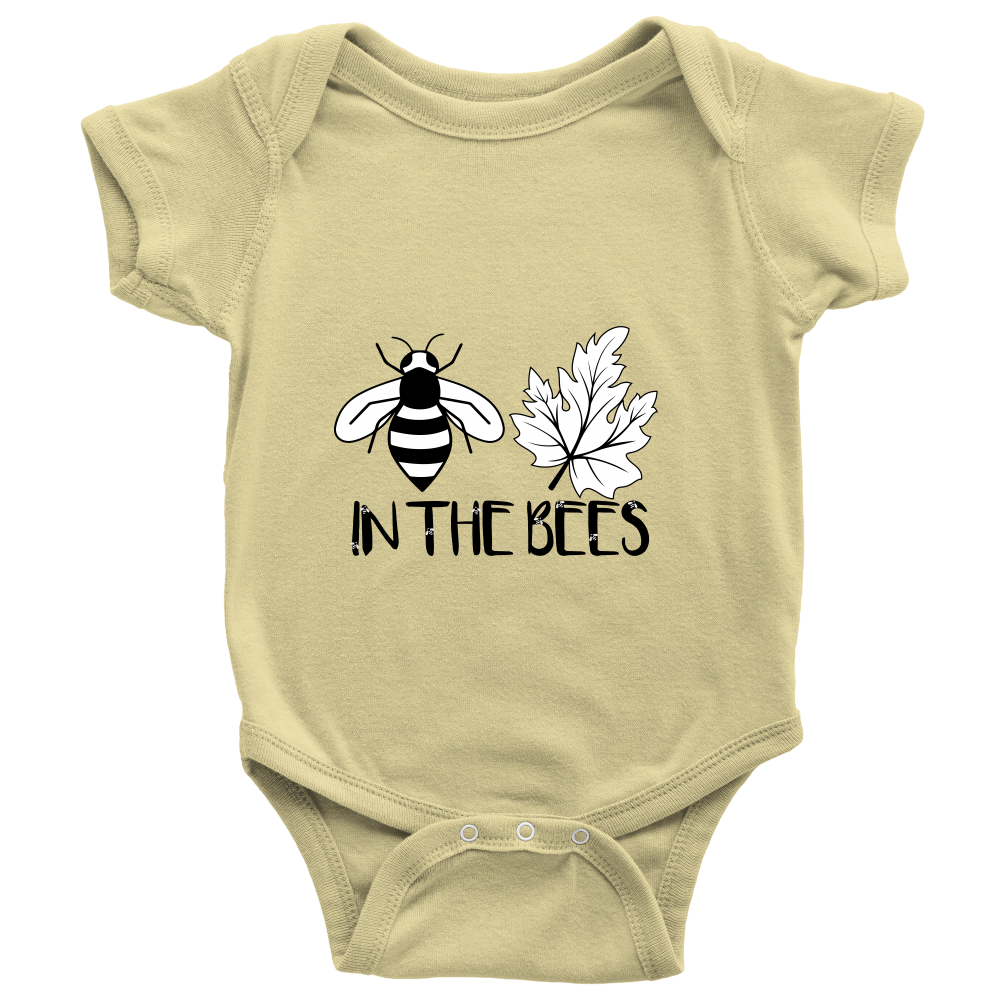 baby clothes with bees