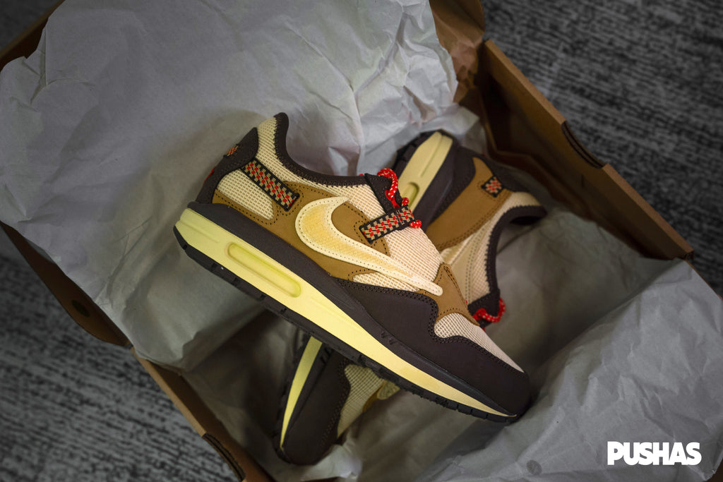 Air Max 1 x Travis Scott Cactus Jack ‘Baroque Brown’ (2022) PUSHAS