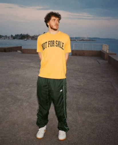 Jack Harlow In New Balance 550s