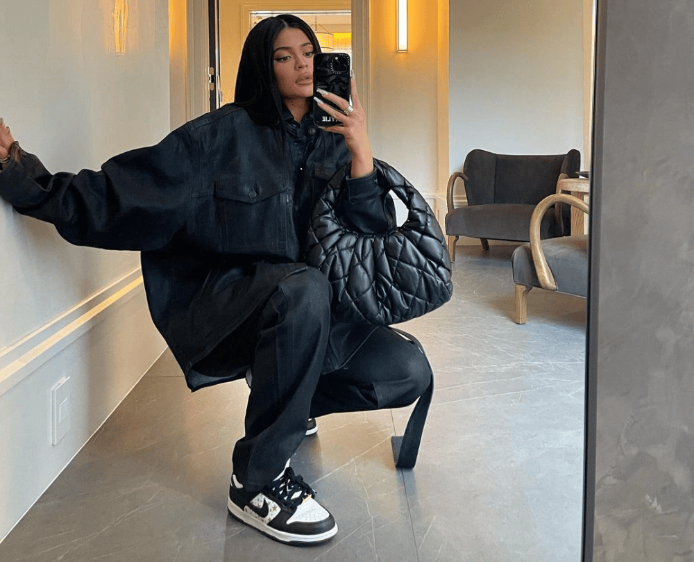 Kylie Jenner In Nike Dunk Lows