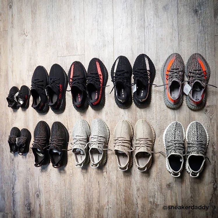 all pairs of yeezys