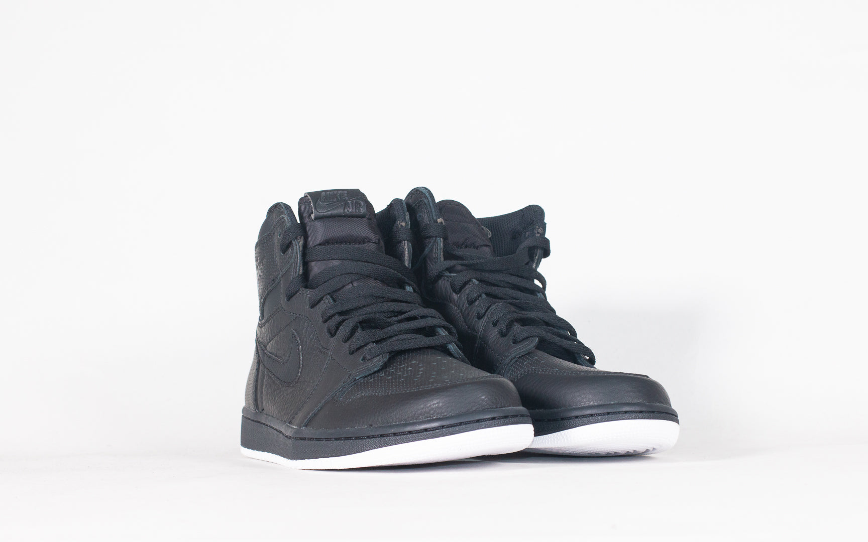 jordan 1 black perforated