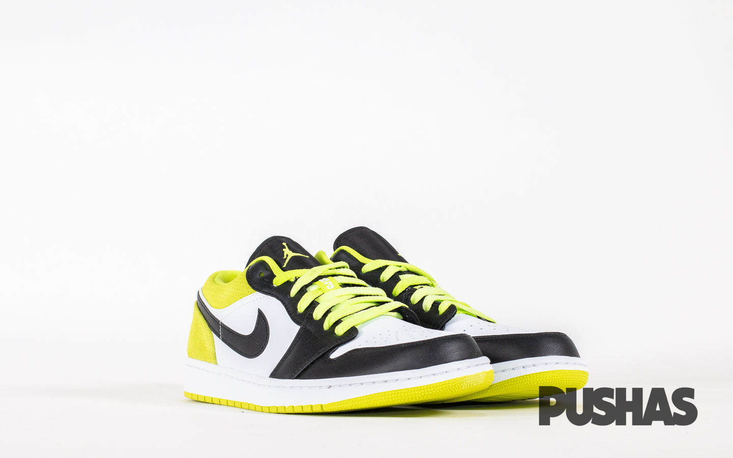 Air Jordan 1 Low Black Cyber Pushas