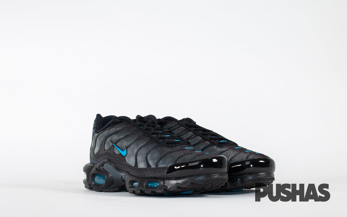 nike tn black blue