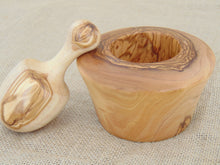 Wooden Rustic Mortar and Pestle, Rustic Wedding Gift Kitchen Decor for Mom