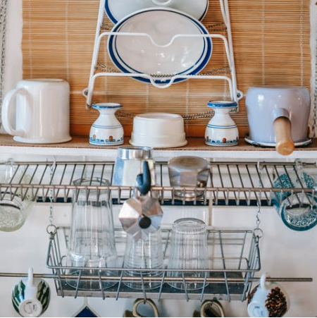 If You Have an Impossibly Small Kitchen, This Genius Dish Rack's