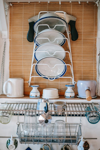 hanging dish rack, over the sink drying rack, hanging dish drying rack