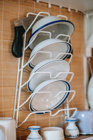 hanging dish rack, over the sink drying rack, hanging dish drying rack