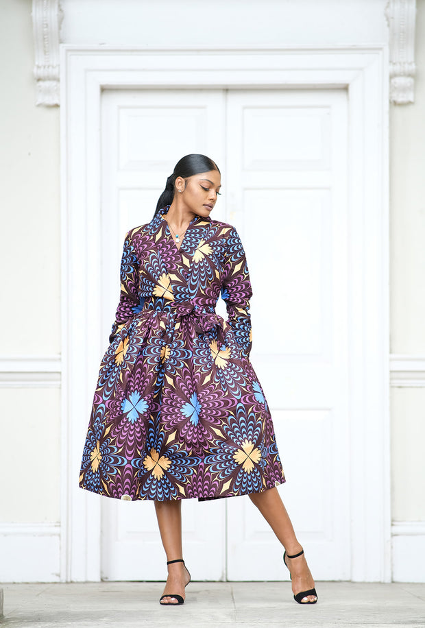 full figured african print dresses